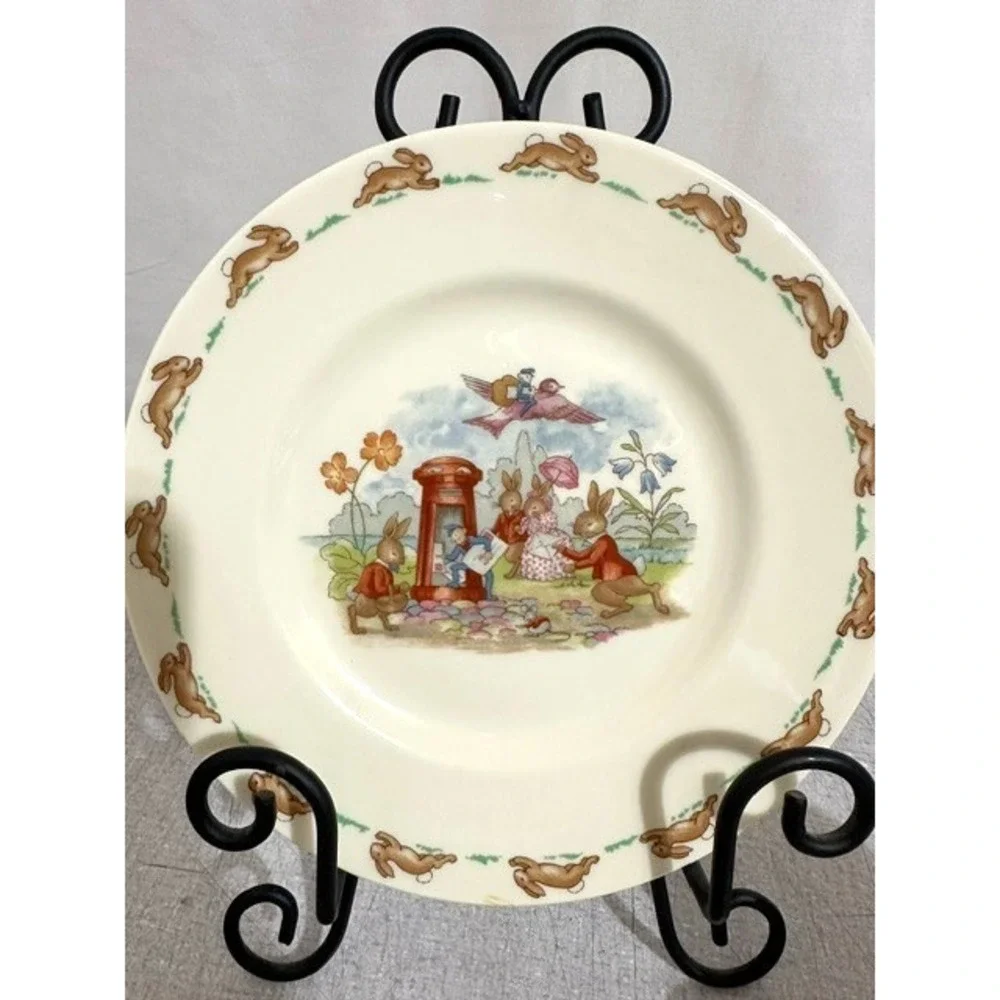 Royal Doulton Bunnykins 3 Piece Porcelain Kids Dinnerwear Set Plate Bowl Cup